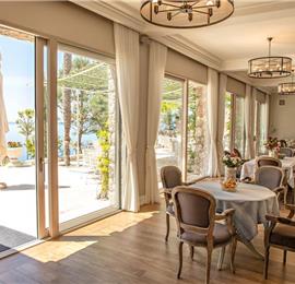 11 bedroom seafront villa with infinity pool near Budvar, sleeps 22